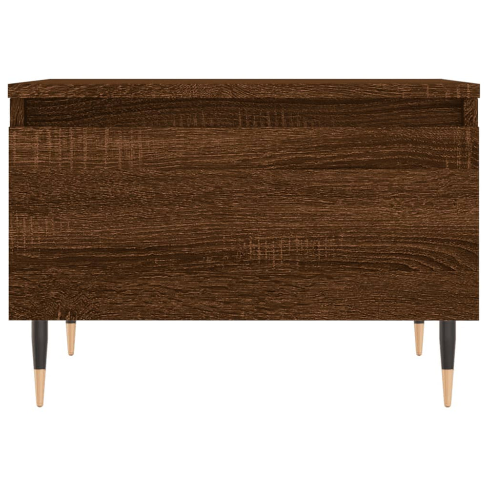 Salontafel 50x46x35 cm bewerkt hout bruin eikenkleur MeubelReus