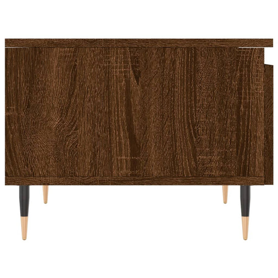 Salontafels 2 st 50x46x35 cm bewerkt hout bruin eikenkleur MeubelReus