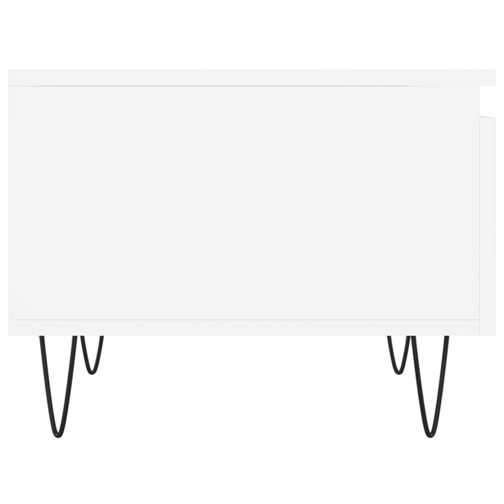 Salontafel 50x46x35 cm bewerkt hout wit MeubelReus