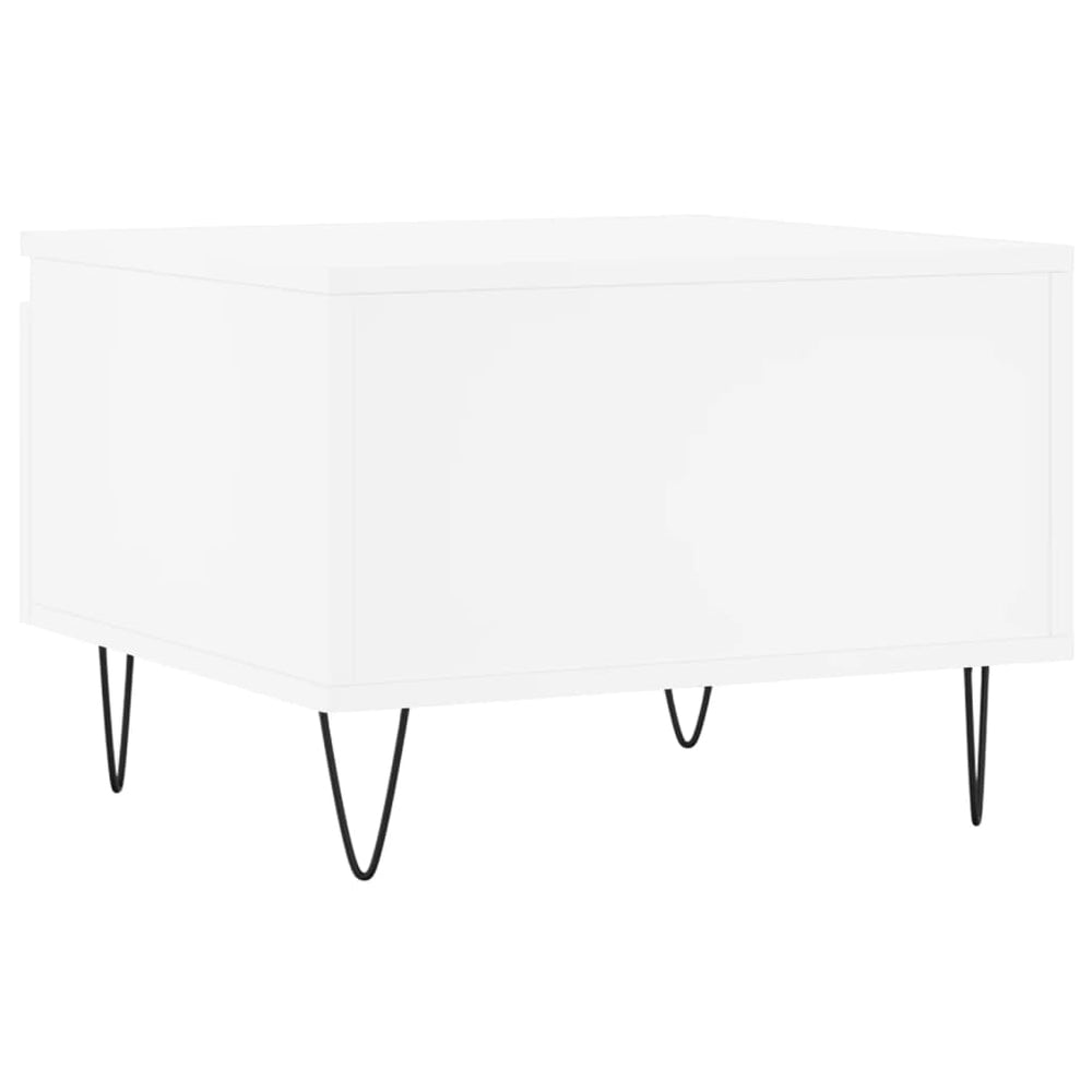 Salontafel 50x46x35 cm bewerkt hout wit MeubelReus