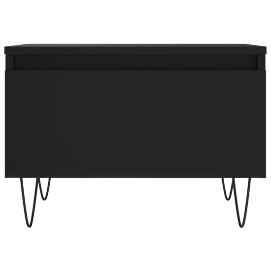 Salontafels 2 st 50x46x35 cm bewerkt hout zwart MeubelReus