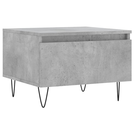 Salontafels 2 st 50x46x35 cm bewerkt hout betongrijs MeubelReus