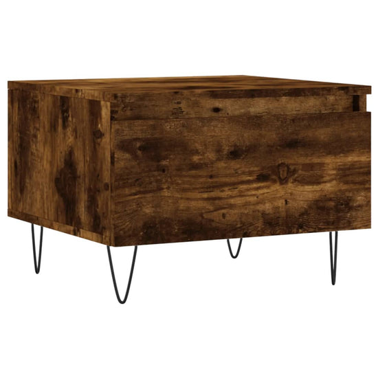 Salontafels 2 st 50x46x35 cm bewerkt hout gerookt eikenkleurig MeubelReus