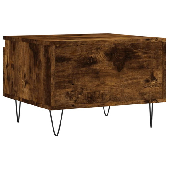 Salontafels 2 st 50x46x35 cm bewerkt hout gerookt eikenkleurig MeubelReus