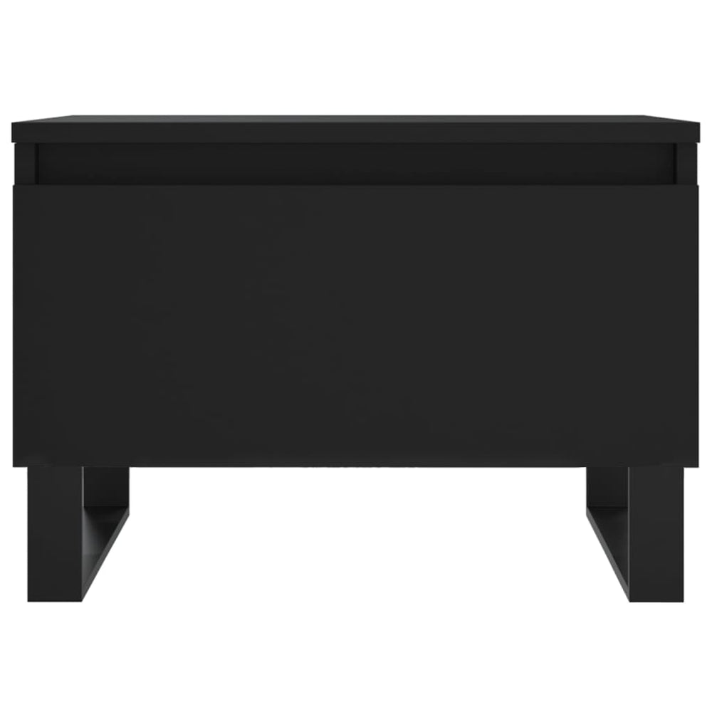 Salontafel 50x46x35 cm bewerkt hout zwart MeubelReus