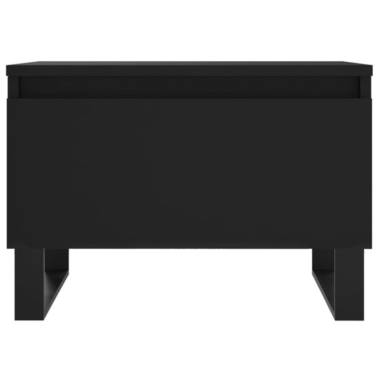 Salontafel 50x46x35 cm bewerkt hout zwart MeubelReus