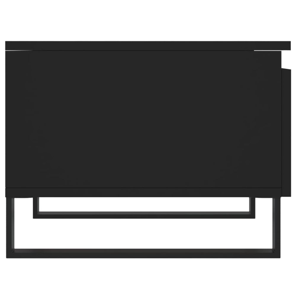 Salontafel 50x46x35 cm bewerkt hout zwart MeubelReus