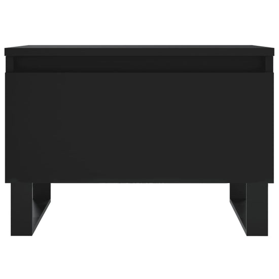 Salontafels 2 st 50x46x35 cm bewerkt hout zwart MeubelReus