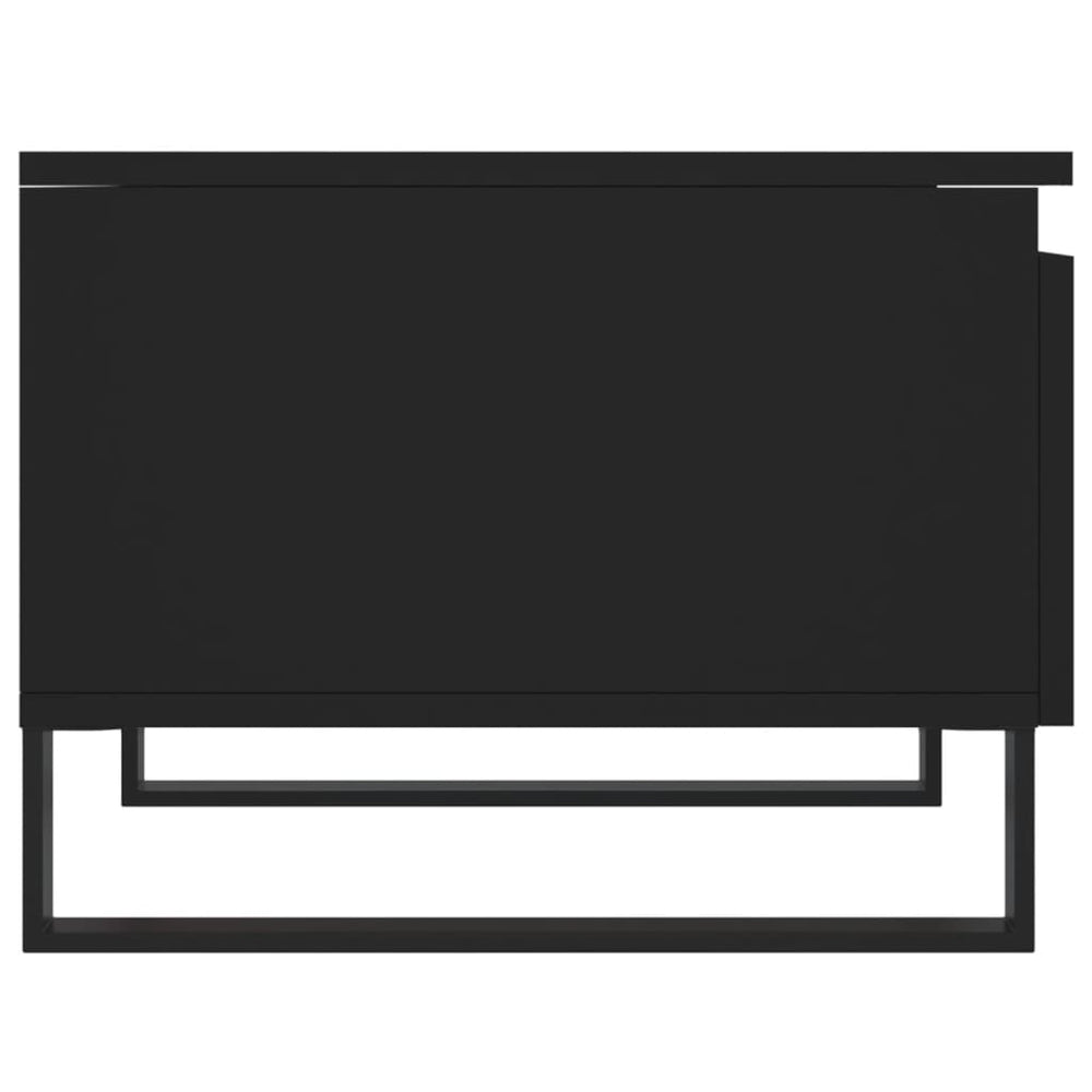 Salontafels 2 st 50x46x35 cm bewerkt hout zwart MeubelReus