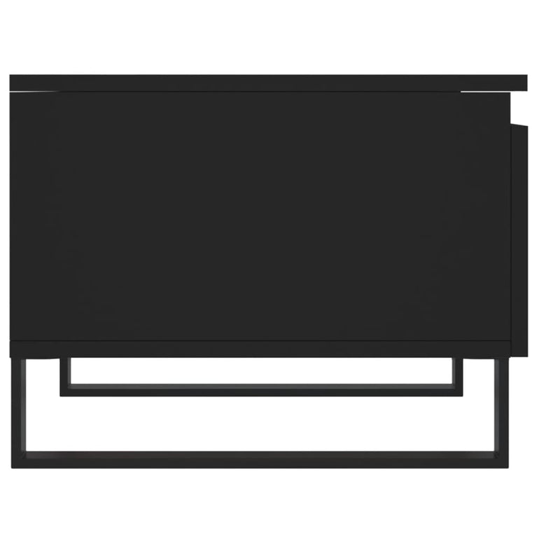 Salontafels 2 st 50x46x35 cm bewerkt hout zwart MeubelReus