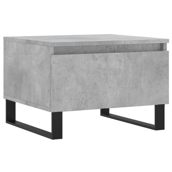 Salontafels 2 st 50x46x35 cm bewerkt hout betongrijs MeubelReus