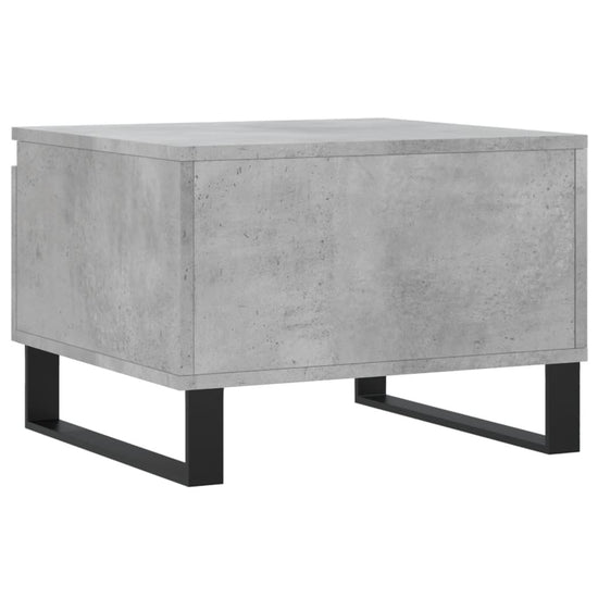 Salontafels 2 st 50x46x35 cm bewerkt hout betongrijs MeubelReus