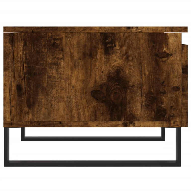 Salontafel 50x46x35 cm bewerkt hout gerookt eikenkleurig MeubelReus