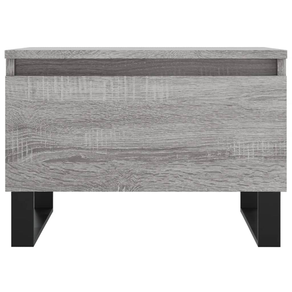Salontafels 2 st 50x46x35 cm bewerkt hout grijs sonoma eiken MeubelReus