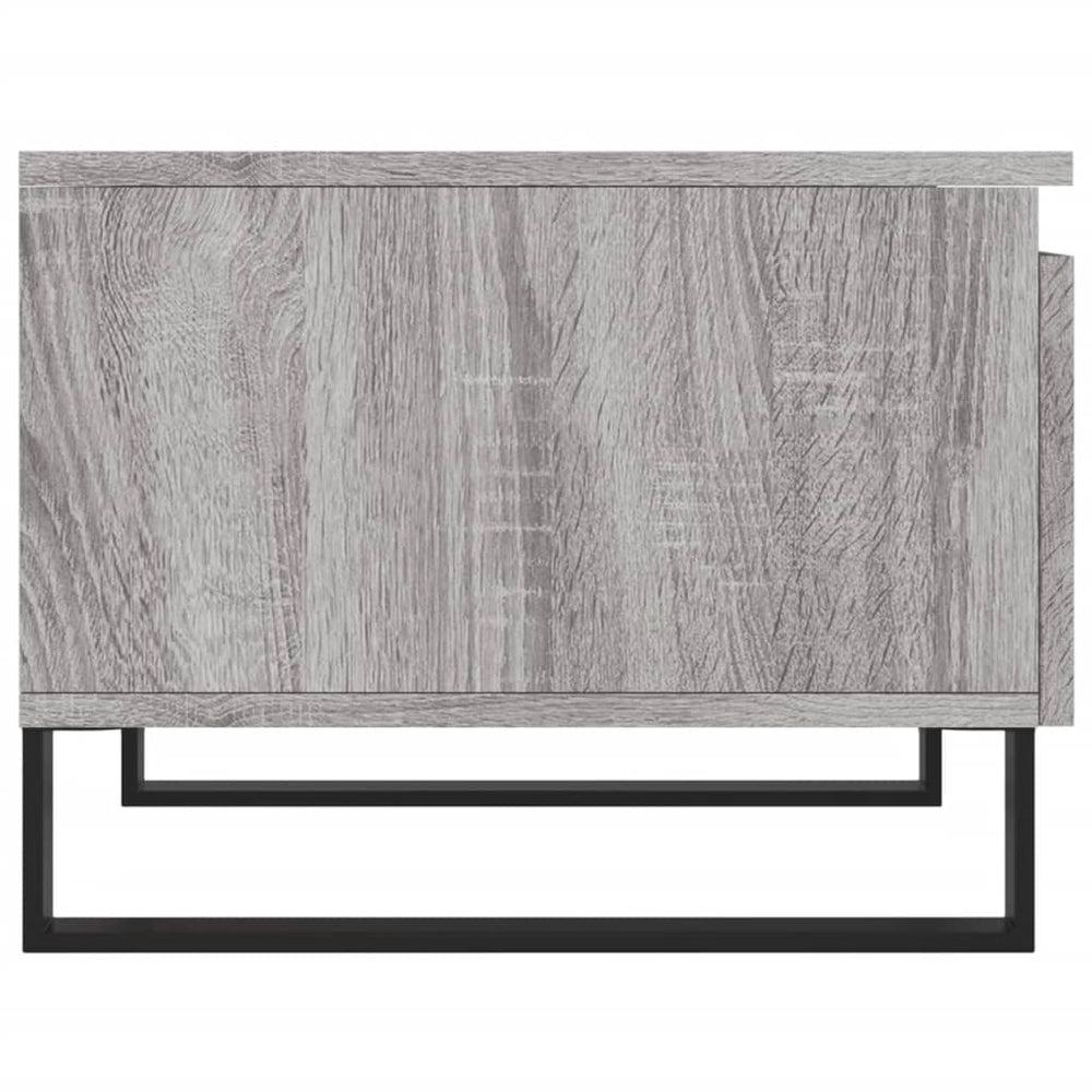 Salontafels 2 st 50x46x35 cm bewerkt hout grijs sonoma eiken MeubelReus
