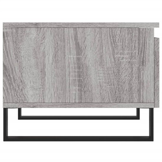 Salontafels 2 st 50x46x35 cm bewerkt hout grijs sonoma eiken MeubelReus