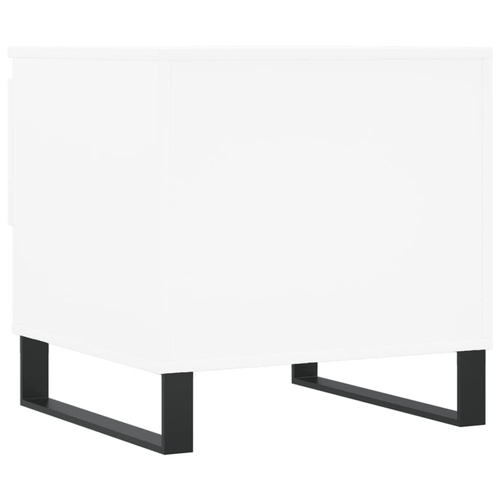 Salontafels 2 st 50x46x50 cm bewerkt hout wit MeubelReus