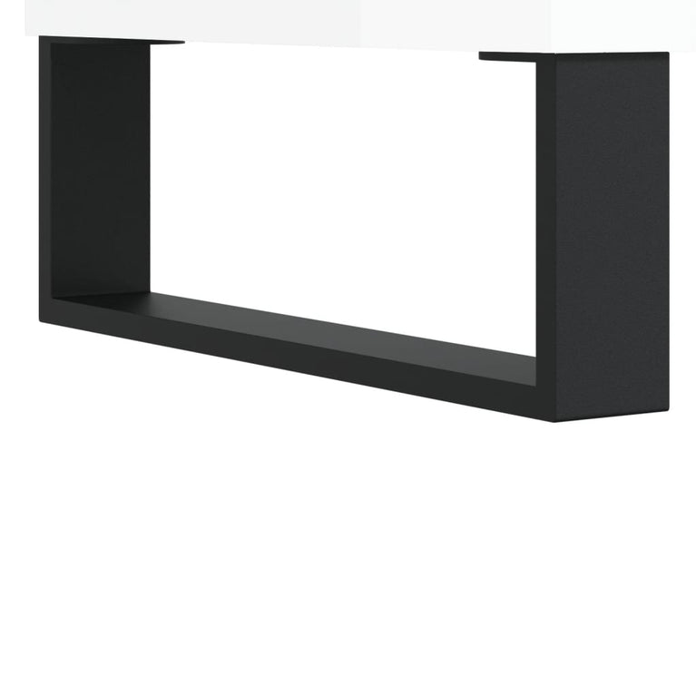 Salontafels 2 st 50x46x50 cm bewerkt hout wit MeubelReus