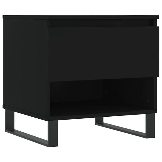 Salontafels 2 st 50x46x50 cm bewerkt hout zwart MeubelReus