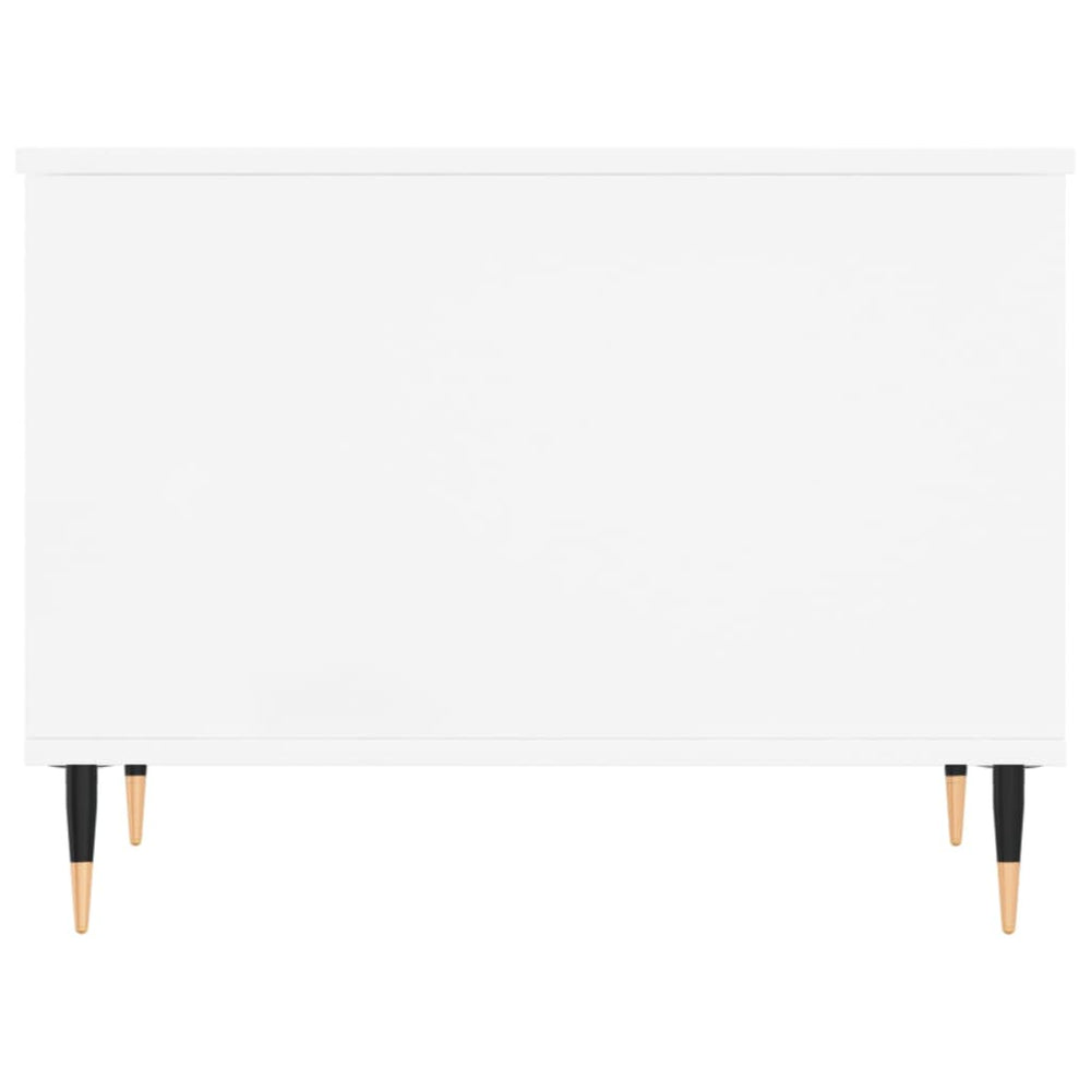 Salontafel 60x44,5x45 cm bewerkt hout wit MeubelReus