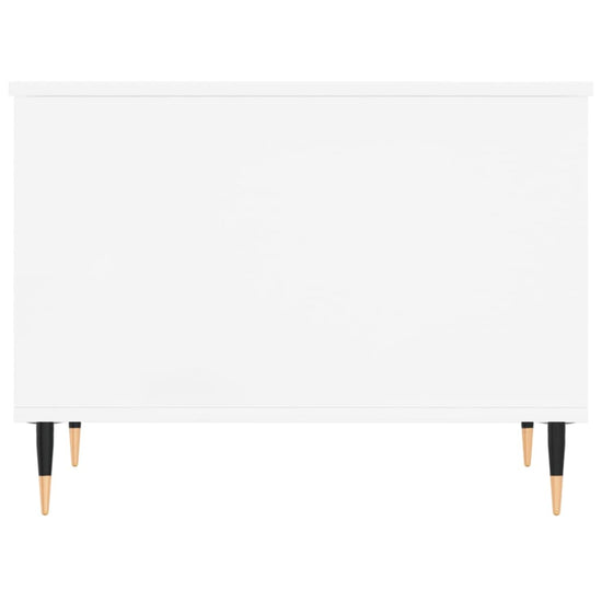 Salontafel 60x44,5x45 cm bewerkt hout wit MeubelReus