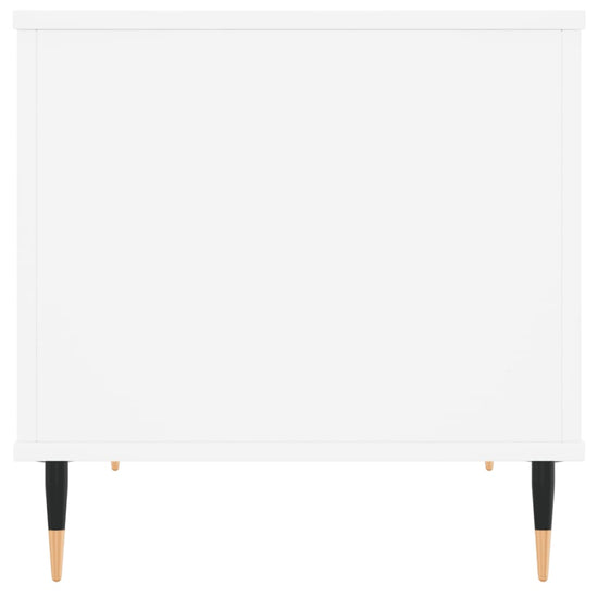 Salontafel 60x44,5x45 cm bewerkt hout wit MeubelReus