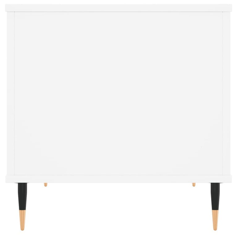 Salontafel 60x44,5x45 cm bewerkt hout wit MeubelReus