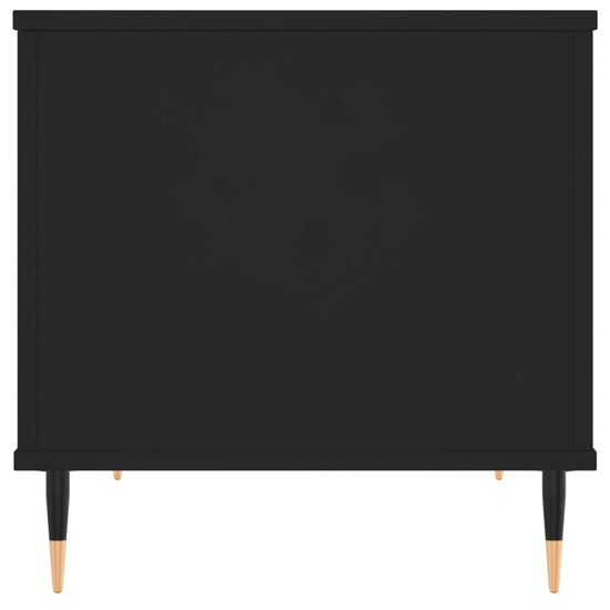 Salontafel 60x44,5x45 cm bewerkt hout zwart MeubelReus