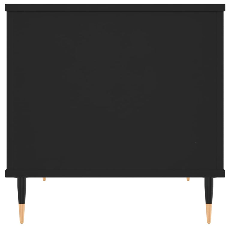 Salontafel 60x44,5x45 cm bewerkt hout zwart MeubelReus
