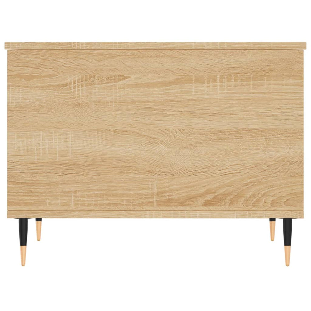 Salontafel 60x44,5x45 cm bewerkt hout sonoma eikenkleurig MeubelReus