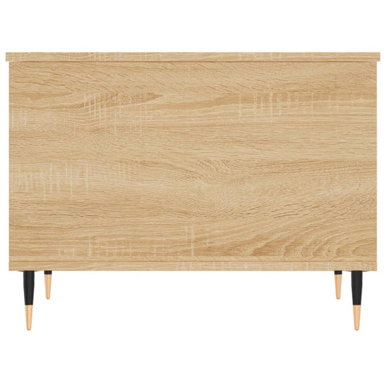 Salontafel 60x44,5x45 cm bewerkt hout sonoma eikenkleurig MeubelReus