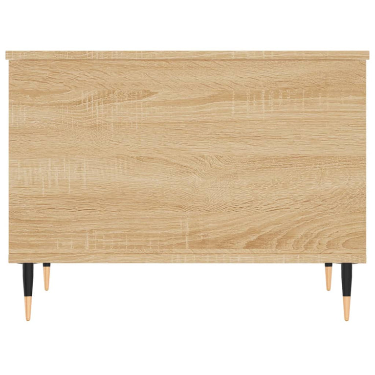 Salontafel 60x44,5x45 cm bewerkt hout sonoma eikenkleurig MeubelReus
