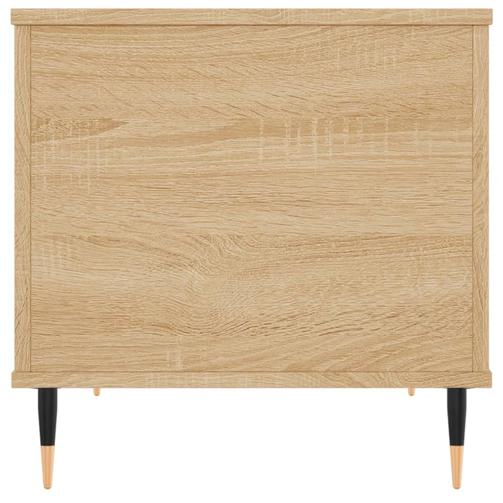 Salontafel 60x44,5x45 cm bewerkt hout sonoma eikenkleurig MeubelReus