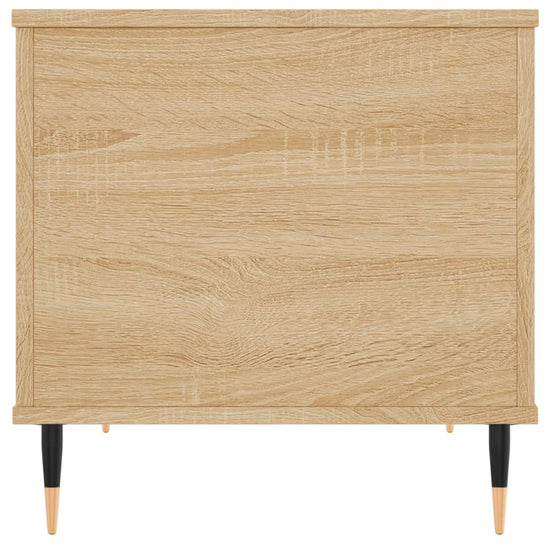 Salontafel 60x44,5x45 cm bewerkt hout sonoma eikenkleurig MeubelReus