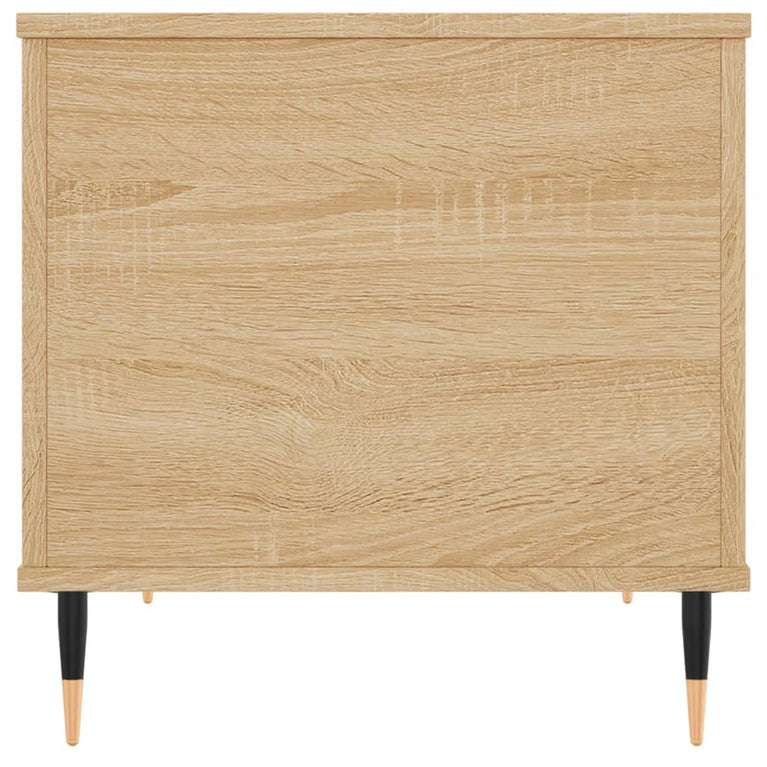 Salontafel 60x44,5x45 cm bewerkt hout sonoma eikenkleurig MeubelReus