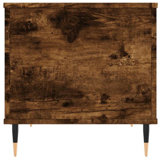 Salontafel 60x44,5x45 cm bewerkt hout gerookt eikenkleurig MeubelReus