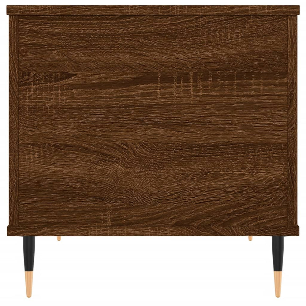 Salontafel 60x44,5x45 cm bewerkt hout bruin eikenkleur MeubelReus