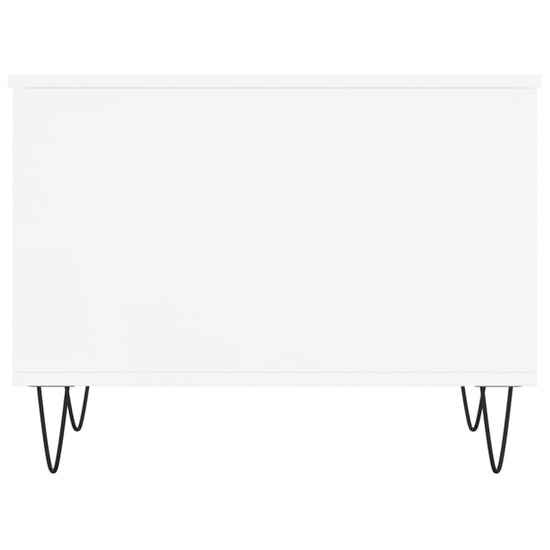 Salontafel 60x44,5x45 cm bewerkt hout wit MeubelReus