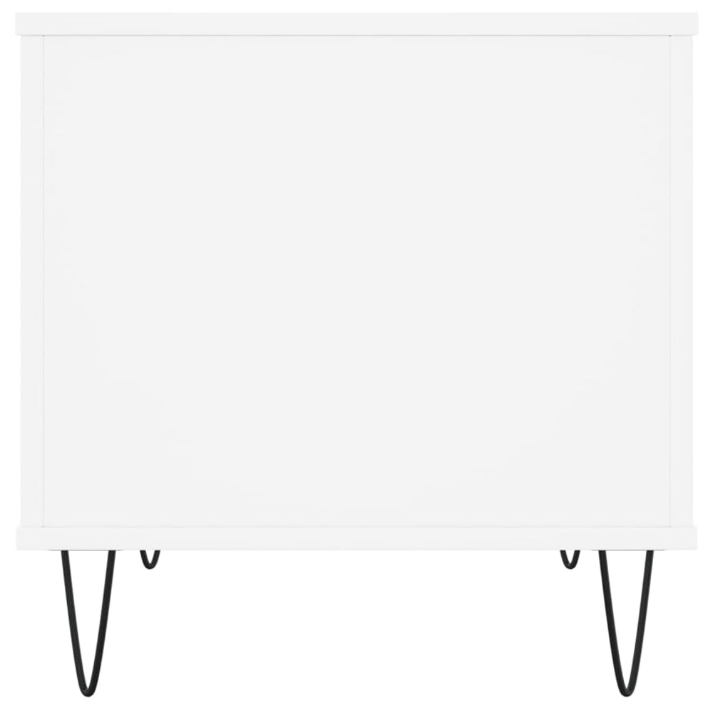 Salontafel 60x44,5x45 cm bewerkt hout wit MeubelReus