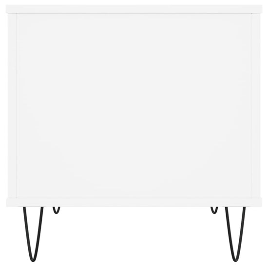 Salontafel 60x44,5x45 cm bewerkt hout wit MeubelReus