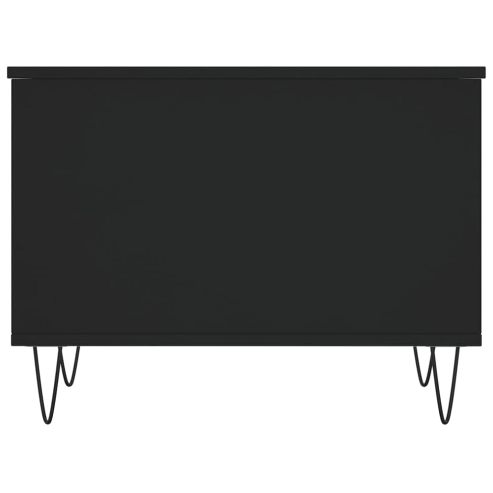 Salontafel 60x44,5x45 cm bewerkt hout zwart MeubelReus