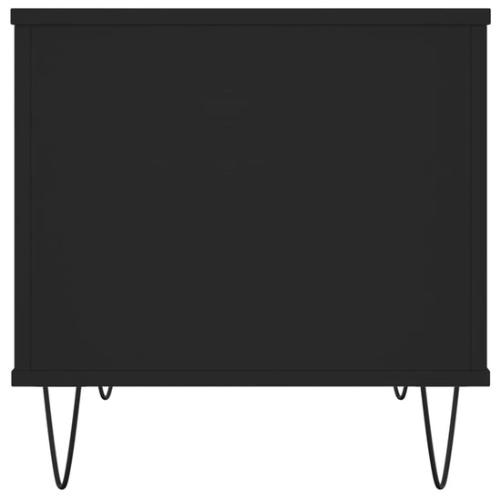 Salontafel 60x44,5x45 cm bewerkt hout zwart MeubelReus