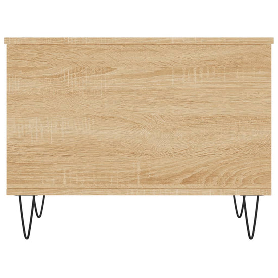 Salontafel 60x44,5x45 cm bewerkt hout sonoma eikenkleurig MeubelReus