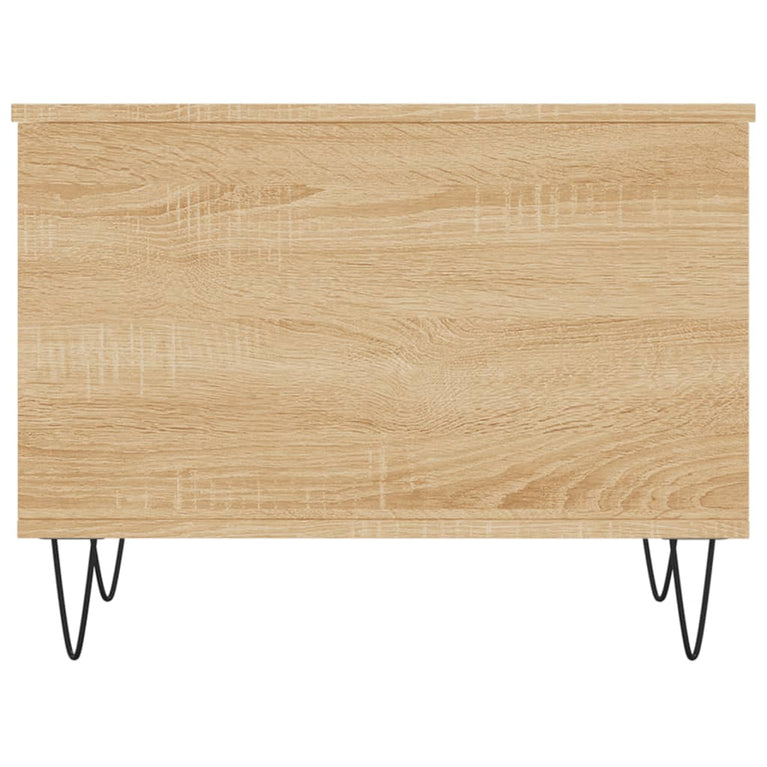 Salontafel 60x44,5x45 cm bewerkt hout sonoma eikenkleurig MeubelReus