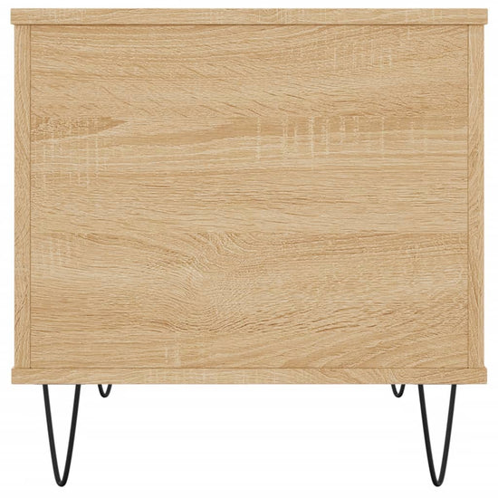 Salontafel 60x44,5x45 cm bewerkt hout sonoma eikenkleurig MeubelReus
