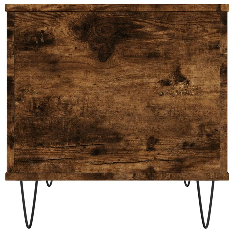 Salontafel 60x44,5x45 cm bewerkt hout gerookt eikenkleurig MeubelReus