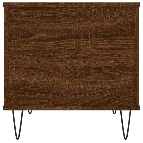 Salontafel 60x44,5x45 cm bewerkt hout bruin eikenkleur MeubelReus