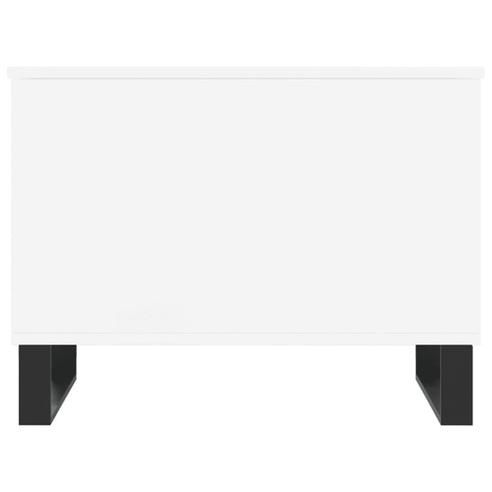 Salontafel 60x44,5x45 cm bewerkt hout wit MeubelReus