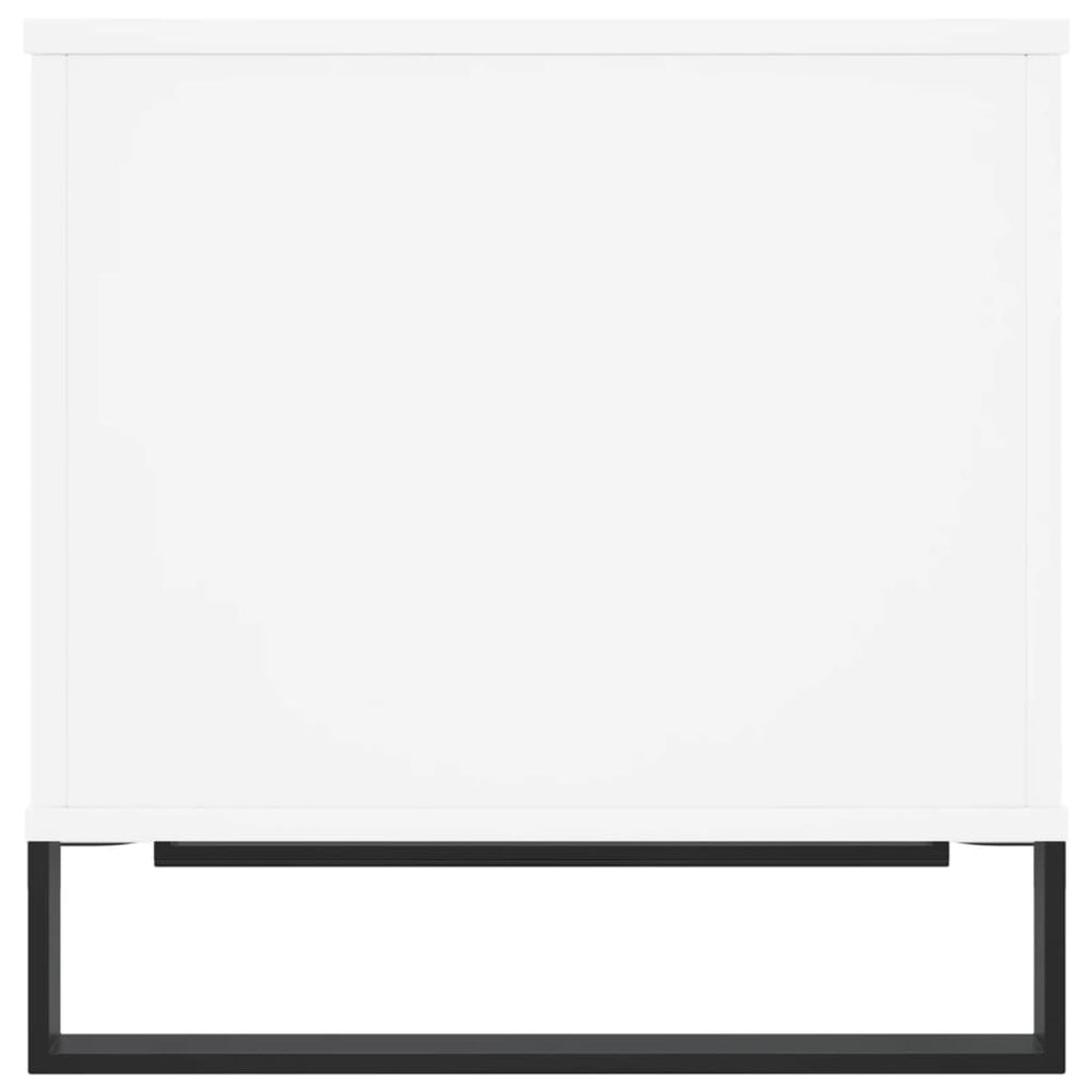 Salontafel 60x44,5x45 cm bewerkt hout wit MeubelReus