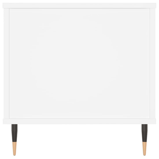 Salontafel 90x44,5x45 cm bewerkt hout wit MeubelReus